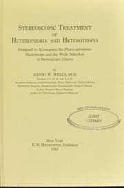 Tapa de Stereoscopic treatment of heterophobia and heterotropia