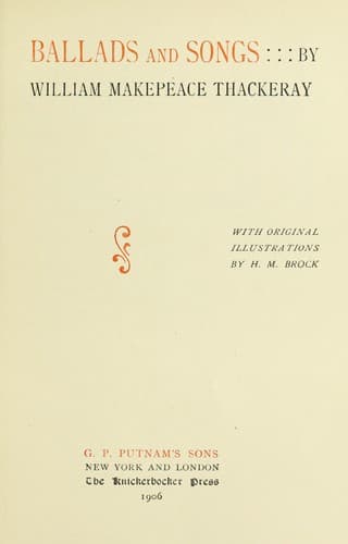 Tapa de Ballads and songs