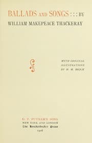 Tapa de Ballads and songs