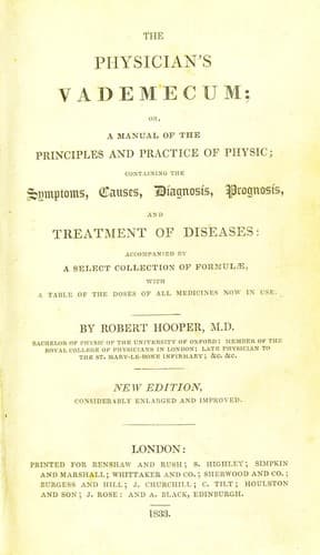 Tapa de The physician's vademecum
