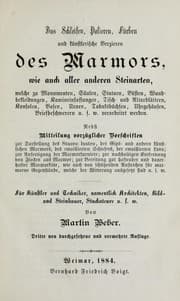 Tapa de Das schleifen, polieren, färben und künstlerische Berzieren des Marmors