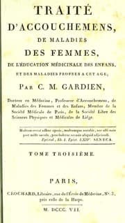 Tapa de Trait©♭ d'accouchemens, des maladies des femmes, de l'©♭ducation m©♭dicinale des enfans, et des maladies propres ©  cet ©Øge