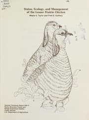 Tapa de Status, ecology, and management of the lesser prairie chicken