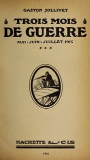 Tapa de Trois mois de guerre, mai - juin - juillet 1915