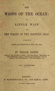 Tapa de The wasps of the ocean, or, Little waif and the pirate of the Eastern seas