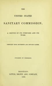 Tapa de The United States Sanitary Commission