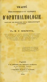 Tapa de Trait©♭ philosophique et clinique d'ophthalmologie bas©♭ sur les principes de la th©♭rapeutique dynamique
