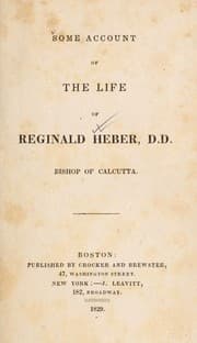 Tapa de Some account of the life of Reginald Heber