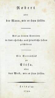 Tapa de Robert, oder, Der Mann, wie er seyn sollte