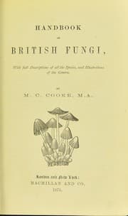 Tapa de Handbook of British fungi : with full descriptions of all the species, and illustrations of the genera