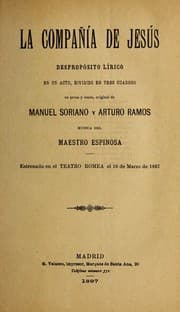 Tapa de La Compan ia de Jesu s