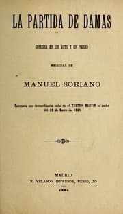 Tapa de La partida de damas