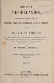 Tapa de Select miscellanies, chiefly illustrative of the history