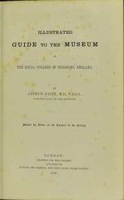 Tapa de Illustrated guide to the museum of the Royal College of Surgeons, England