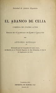 Tapa de El abanico de Celia