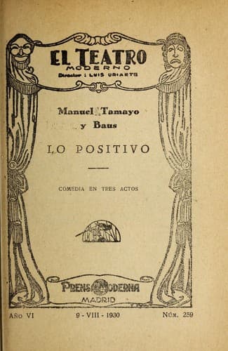 Tapa de Lo positivo