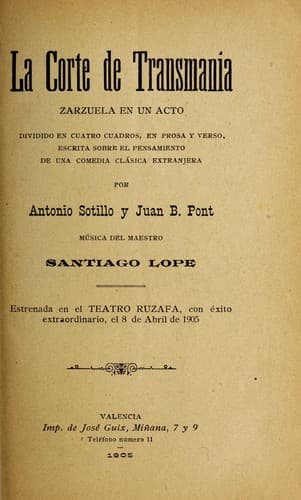 Tapa de La corte de Transmania