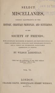 Tapa de Select miscellanies, chiefly illustrative of the history