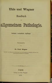 Tapa de Handbuch der allgemeinen Pathologie