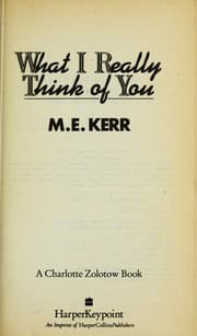 Tapa de What I Really Think of You