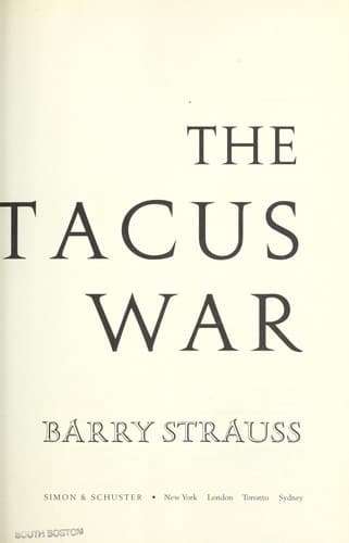 Tapa de The Spartacus war