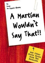 Tapa de A Martian wouldn't say that