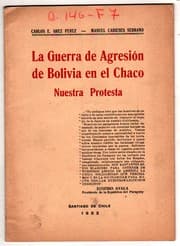 Tapa de LA GUERRA DE AGRESION DE BOLIVIA EN EL CHACO
