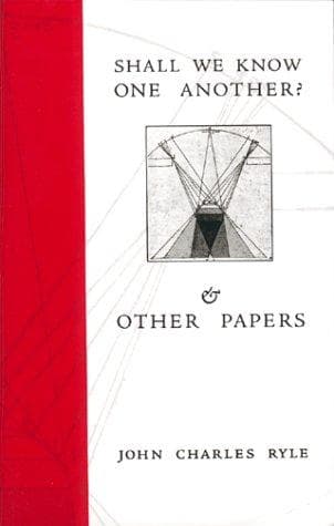 Tapa de Shall We Know One Another and Other Papers