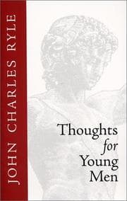 Tapa de Thoughts for Young Men