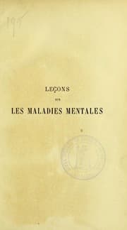 Tapa de Le©ʹons sur les maladies mentales