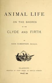 Tapa de Animal life on the shores of the Clyde and Firth