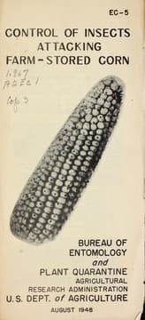Tapa de Control of insects attacking farm-stored corn