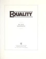 Tapa de Equality
