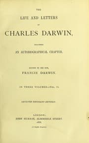 Tapa de The life and letters of Charles Darwin