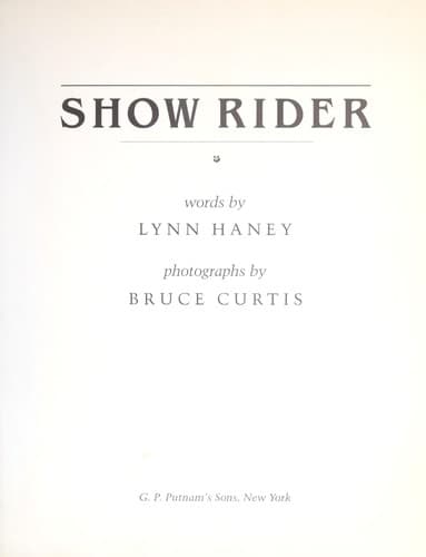 Tapa de Show rider