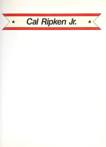 Tapa de Cal Ripken, Jr