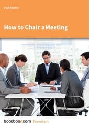 Tapa de How to Chair a Meeting