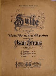 Tapa de Suite (in Tanzform) f℗♭¡Łr Violine, Violoncell und Pianoforte, op. 43