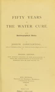 Tapa de Fifty years of the water cure
