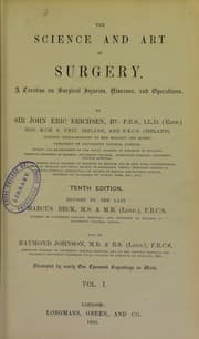 Tapa de The science and art of surgery : a treatise on surgical injuries, diseases, and operations