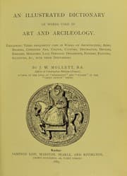 Tapa de An illustrated dictionary of words used in art and archaeology