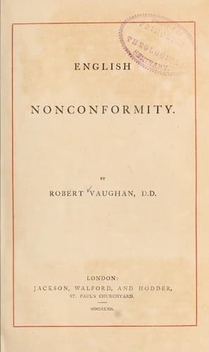 Tapa de English nonconformity