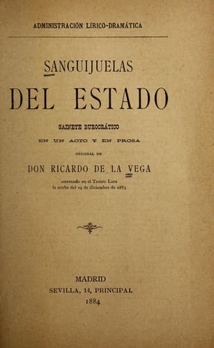 Tapa de Sanguijuelas del estado