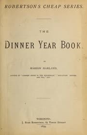Tapa de The dinner year book