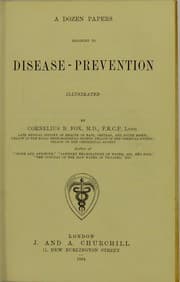 Tapa de A dozen papers relating to disease-prevention
