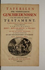 Tapa de Taferelen der voornaamste geschiedenissen van het Oude en Nieuwe Testament