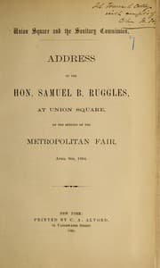 Tapa de Union Square and the Sanitary Commission