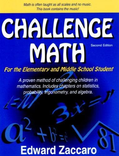 Tapa de Challenge Math For the Elementary and Middle School Student