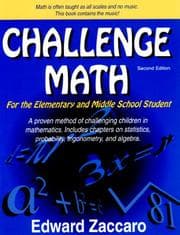Tapa de Challenge Math For the Elementary and Middle School Student