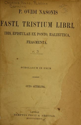 Tapa de Fasti